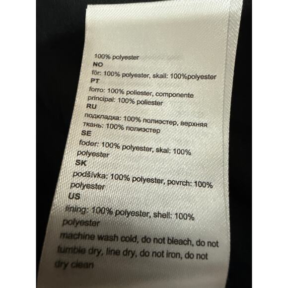 Wesc Women's White Daisy Floral Sherpa Fleece Full Zip Oversized Coat Jacket XL - Picture 6 of 6